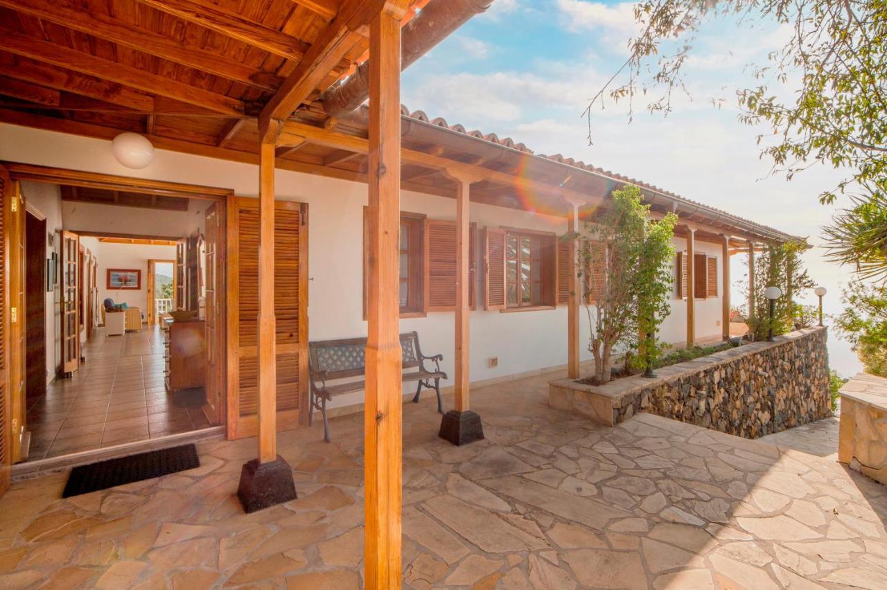 Feriendomizil Finca Tijarafe Mit Beheiztem, Abdeckbarem Pool Екстер'єр фото