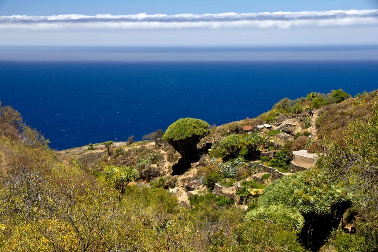 Feriendomizil Finca Tijarafe Mit Beheiztem, Abdeckbarem Pool Екстер'єр фото