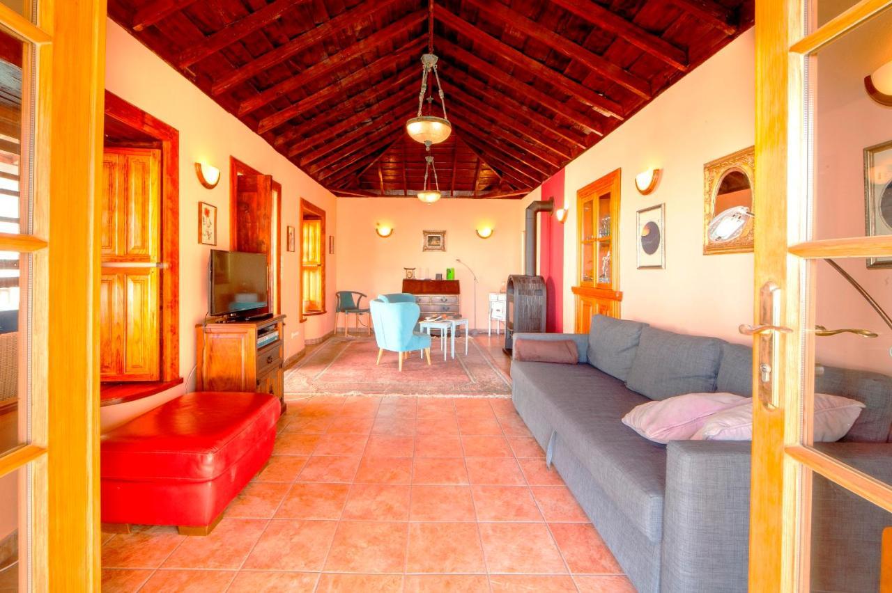 Feriendomizil Finca Tijarafe Mit Beheiztem, Abdeckbarem Pool Екстер'єр фото