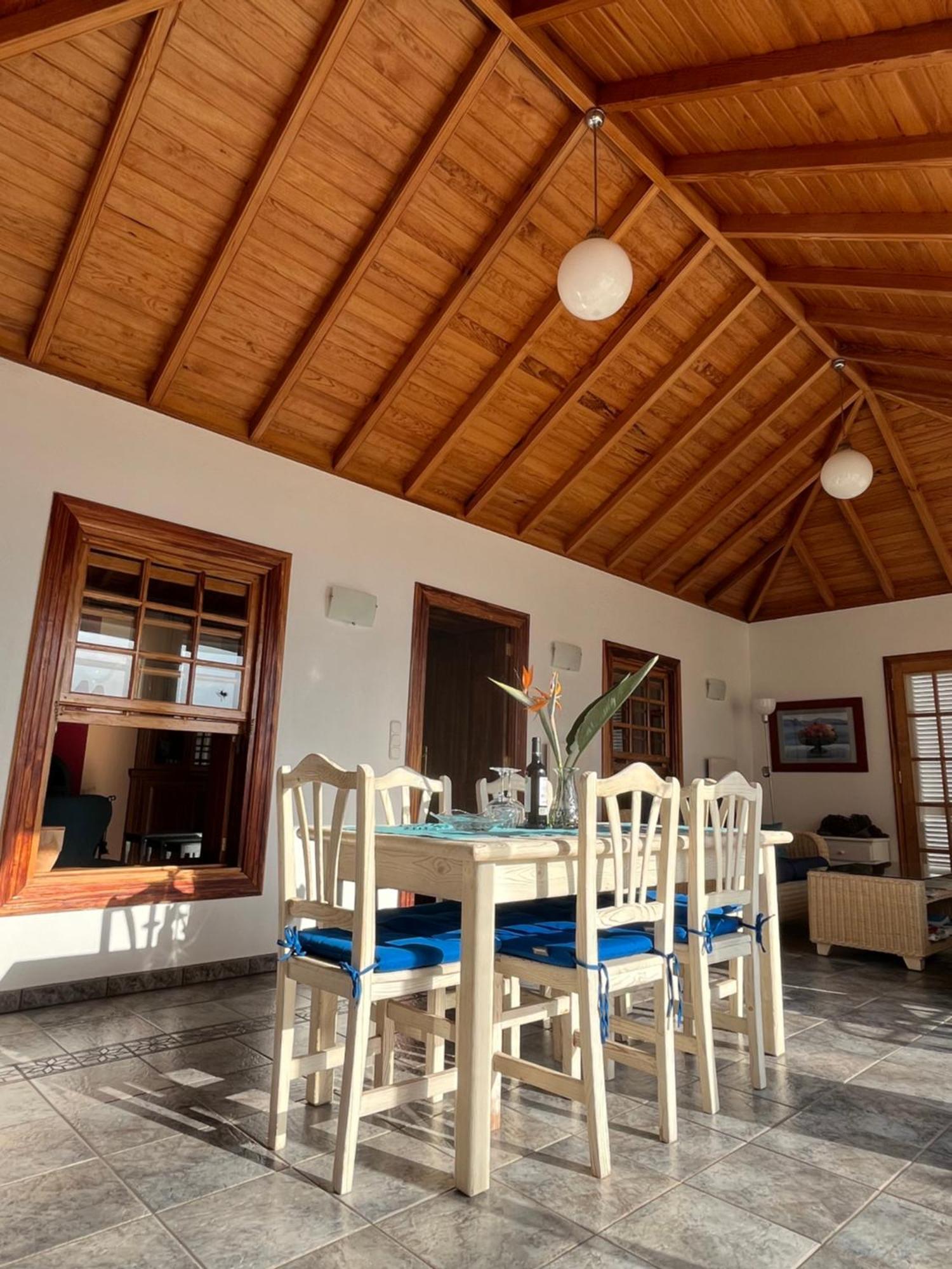 Feriendomizil Finca Tijarafe Mit Beheiztem, Abdeckbarem Pool Екстер'єр фото
