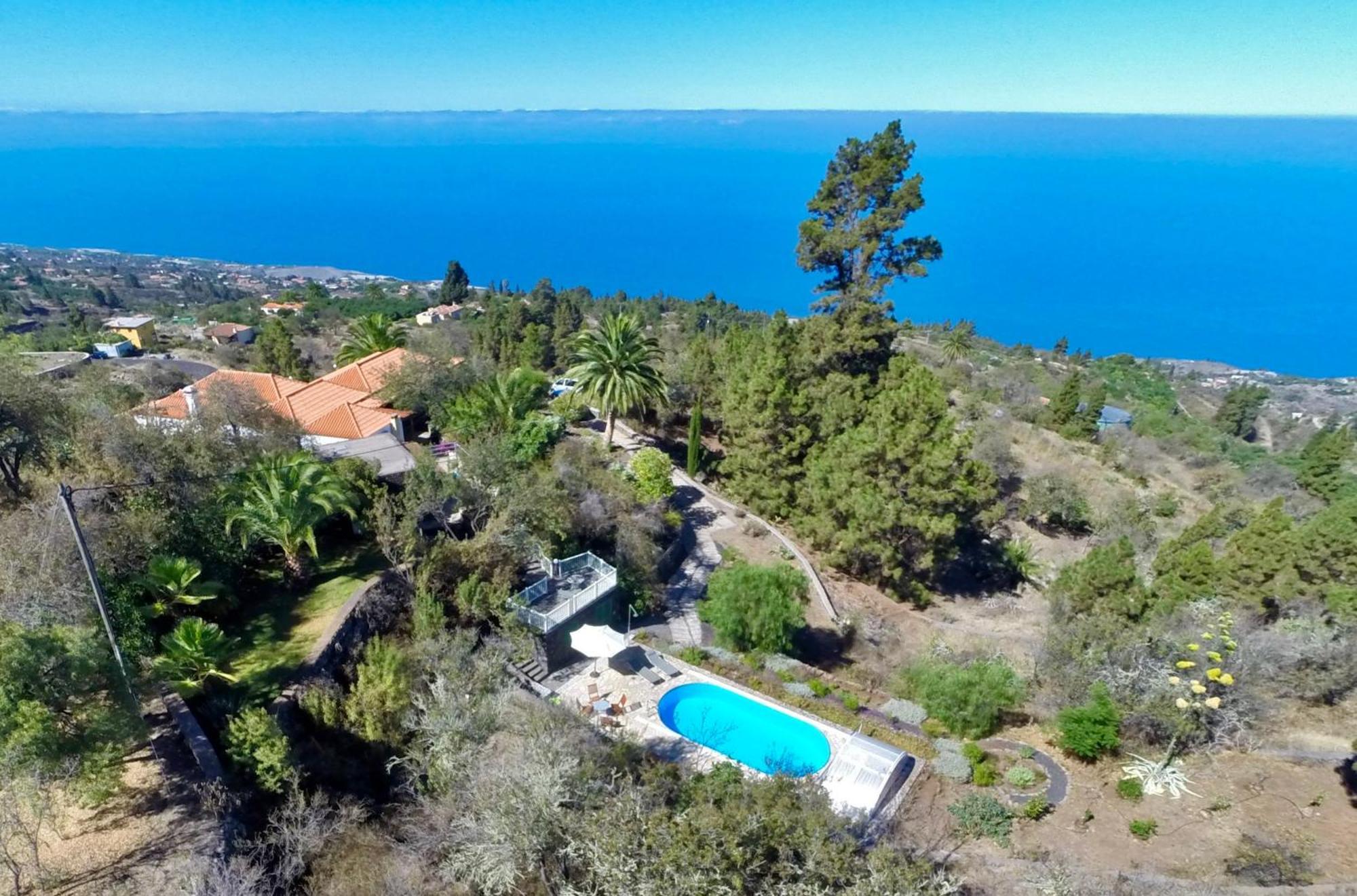 Feriendomizil Finca Tijarafe Mit Beheiztem, Abdeckbarem Pool Екстер'єр фото